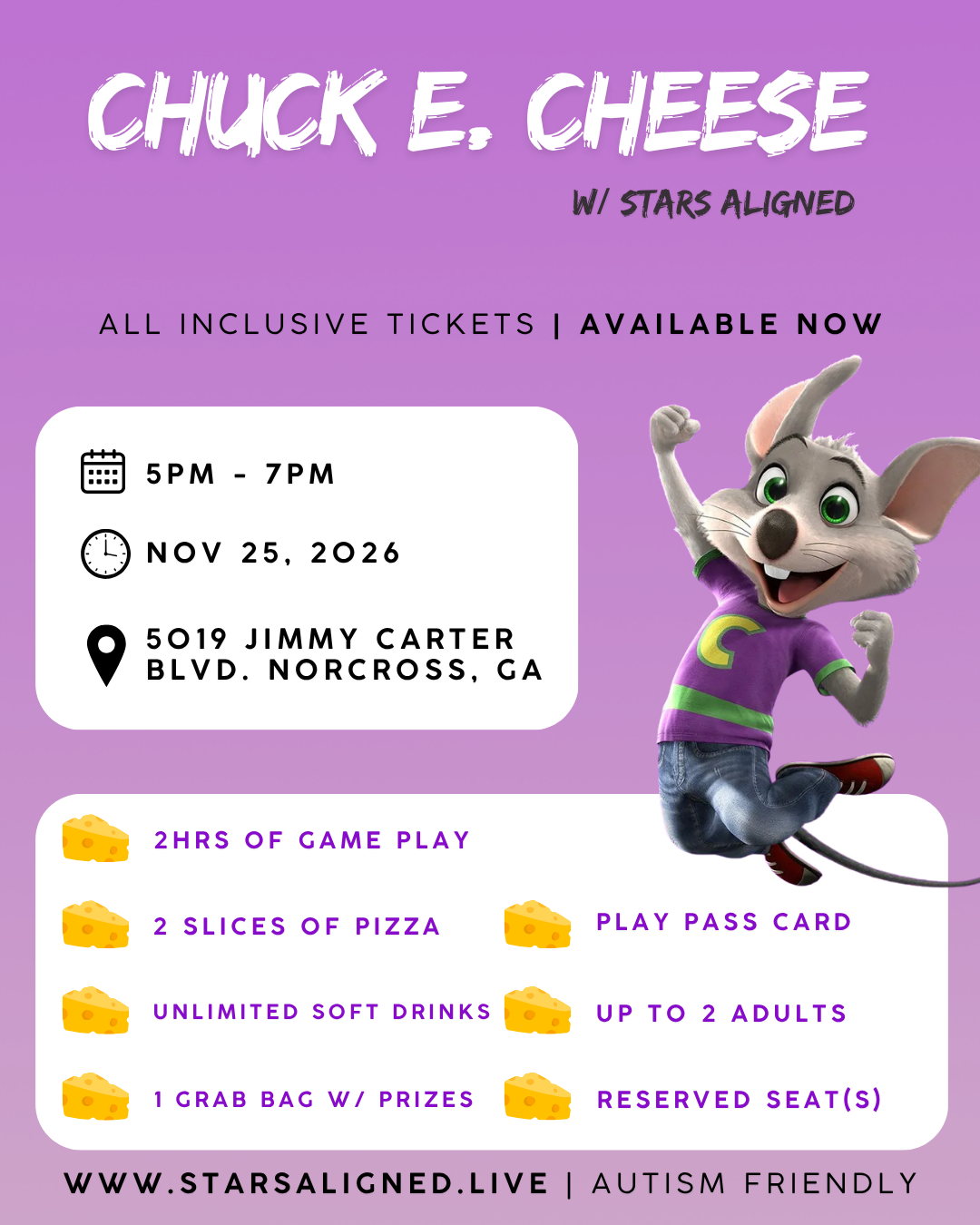 Chuck E. Cheese RSVP